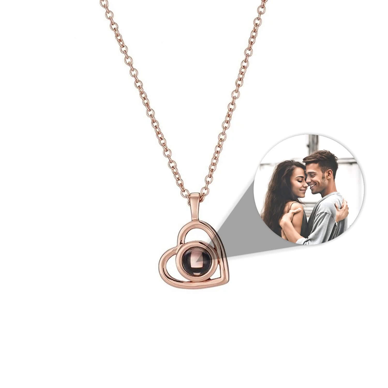 Custom Photo Projection Necklace
