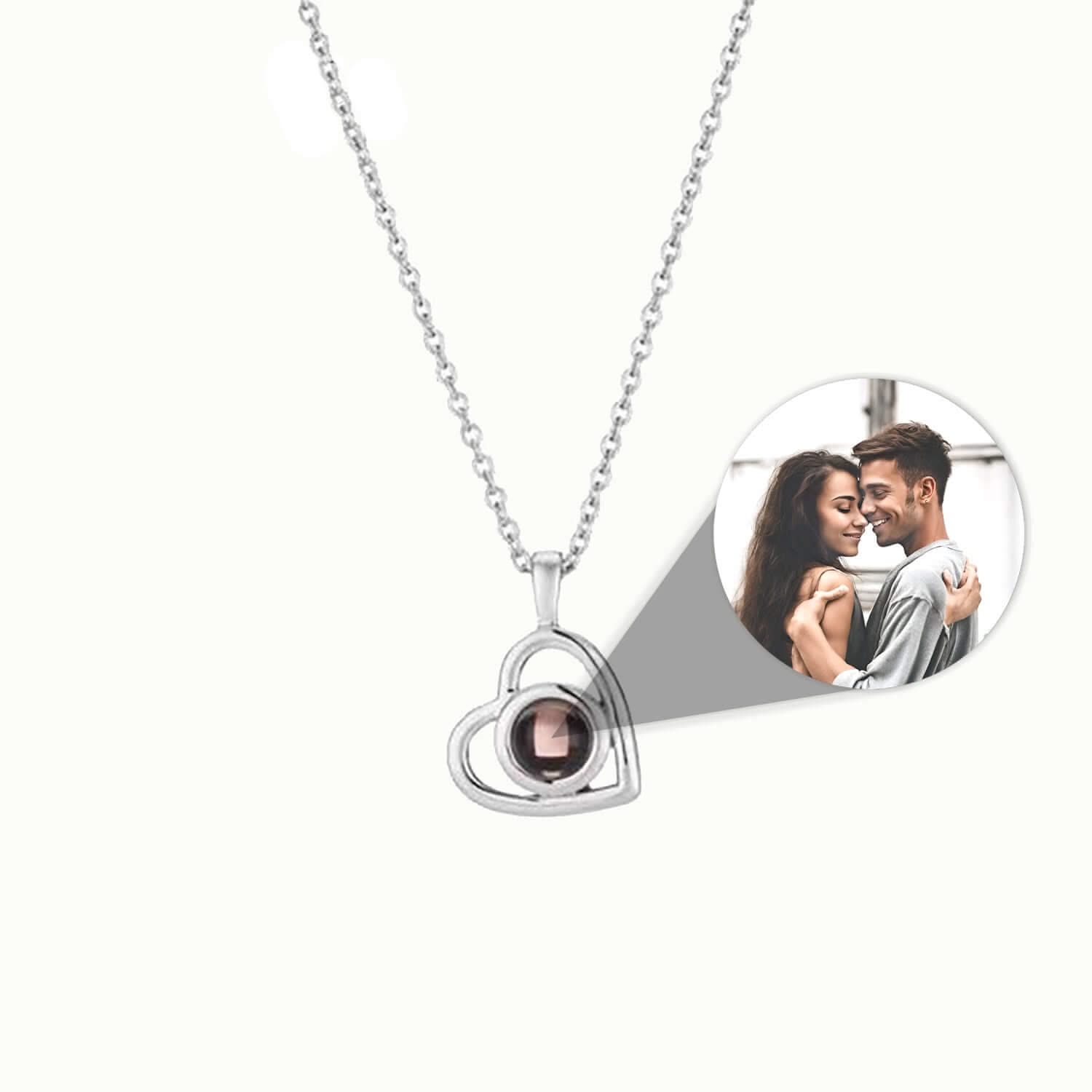 Custom Photo Projection Necklace